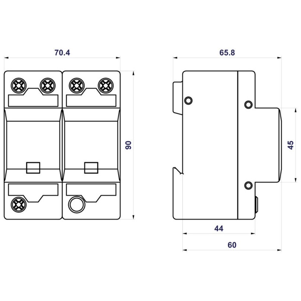 10451 | HSLA25-275/1+1 |SPD T1+T2+T3 |ΑΝΤΙΚΕΡΑΥΝΙΚΟ ΠΑΛΜΙΚΟΥ ΡΕΥΜΑΤΟΣ & ΠΡΟΣΤΑΤΕΥΤΙΚΟ ΥΠΕΡΤΑΣΗΣ | Hakel® 