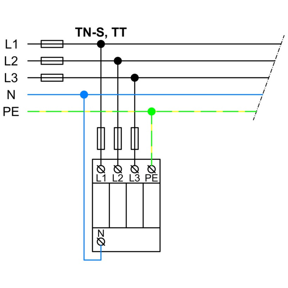 16084 | HLSA12,5-275/3+1 M | SPD T1+T2+T3 | ΑΝΤΙΚΕΡΑΥΝΙΚΟ ΠΑΛΜΙΚΟΥ ΡΕΥΜΑΤΟΣ & ΑΠΑΓΩΓΟΣ ΥΠΕΡΤΑΣΕΩΝ| Hakel® 