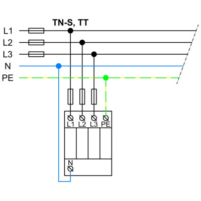 16084 | HLSA12,5-275/3+1 M | SPD T1+T2+T3 | ΑΝΤΙΚΕΡΑΥΝΙΚΟ ΠΑΛΜΙΚΟΥ ΡΕΥΜΑΤΟΣ & ΑΠΑΓΩΓΟΣ ΥΠΕΡΤΑΣΕΩΝ| Hakel® 