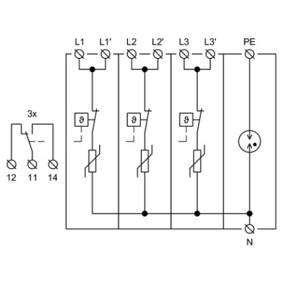 10454 | HLSA25-275/3+1 | SPD T1+T2+T3 | ΑΝΤΙΚΕΡΑΥΝΙΚΟ ΠΑΛΜΙΚΟΥ ΡΕΥΜΑΤΟΣ & ΠΡΟΣΤΑΤΕΥΤΙΚΟ ΥΠΕΡΤΑΣΗΣ | Hakel® 10454 | HLSA25-275/3+1 | SPD T1+T2+T3 | ΑΝΤΙΚΕΡΑΥΝΙΚΟ ΠΑΛΜΙΚΟΥ ΡΕΥΜΑΤΟΣ & ΠΡΟΣΤΑΤΕΥΤΙΚΟ ΥΠΕΡΤΑΣΗΣ | Hakel®