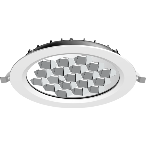 EL191034 | LED Panel Αλ/νίου Silver HighPower 34.5W|4000k|4250lm|Φ221x38mm|60°|+Driver|enjoySimplicity™