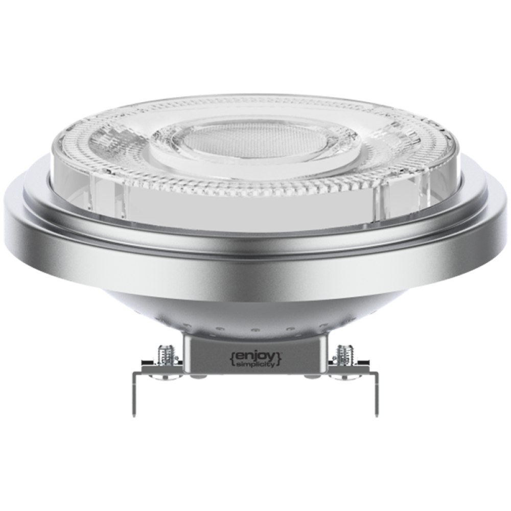 EL811924 | LED AR111 DIM 12V G53|11.5W(>75W)|4000k|900lm|24◦|Silver|{enjoysimplicity}™ EL811924 | LED AR111 DIM 12V G53|11.5W(>75W)|4000k|900lm|24◦|Silver|{enjoysimplicity}™