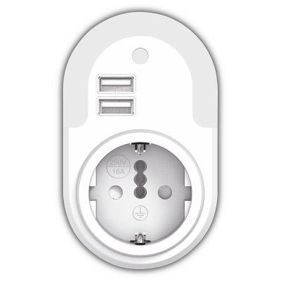 EL130101 | LED Night Light Sensor+2xUSB 5V 2.1A+Σούκο|0.5W|3000k|12lm|{enjoysimplicity}™ EL130101 | LED Night Light Sensor+2xUSB 5V 2.1A+Σούκο|0.5W|3000k|12lm|{enjoysimplicity}™