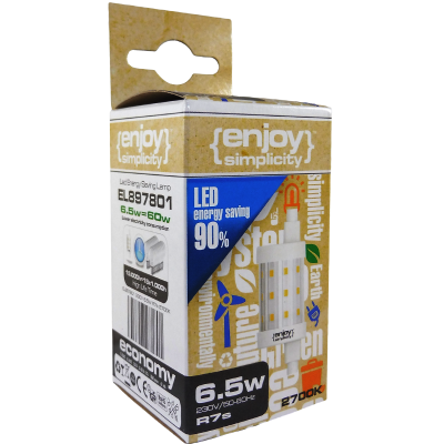 EL897801 | LED R7s 78mm|6.5W(>60W)|2700k|806lm|{enjoysimplicity}™ EL897801 | LED R7s 78mm|6.5W(>60W)|2700k|806lm|{enjoysimplicity}™