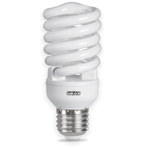 EL100005 | T2 extra slim spiral|15W(>68W)Ε27|6500k|870lm|{enjoysimplicity}™