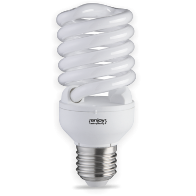 EL100009 | T2 extra slim spiral|25W(>107W)Ε27|6500k|1519lm|{enjoysimplicity}™ EL100009 | T2 extra slim spiral|25W(>107W)Ε27|6500k|1519lm|{enjoysimplicity}™
