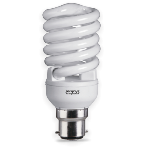 EL122202 | T2 extra slim spiral|20W(>90W)B22|2700k|1220lm|{enjoysimplicity}™