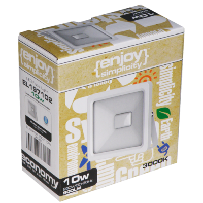 EL197302 | LED WHITE 30W|3000k|2700lm FLOODLIGHT IP65|{enjoysimplicity}™ EL197302 | LED WHITE 30W|3000k|2700lm FLOODLIGHT IP65|{enjoysimplicity}™