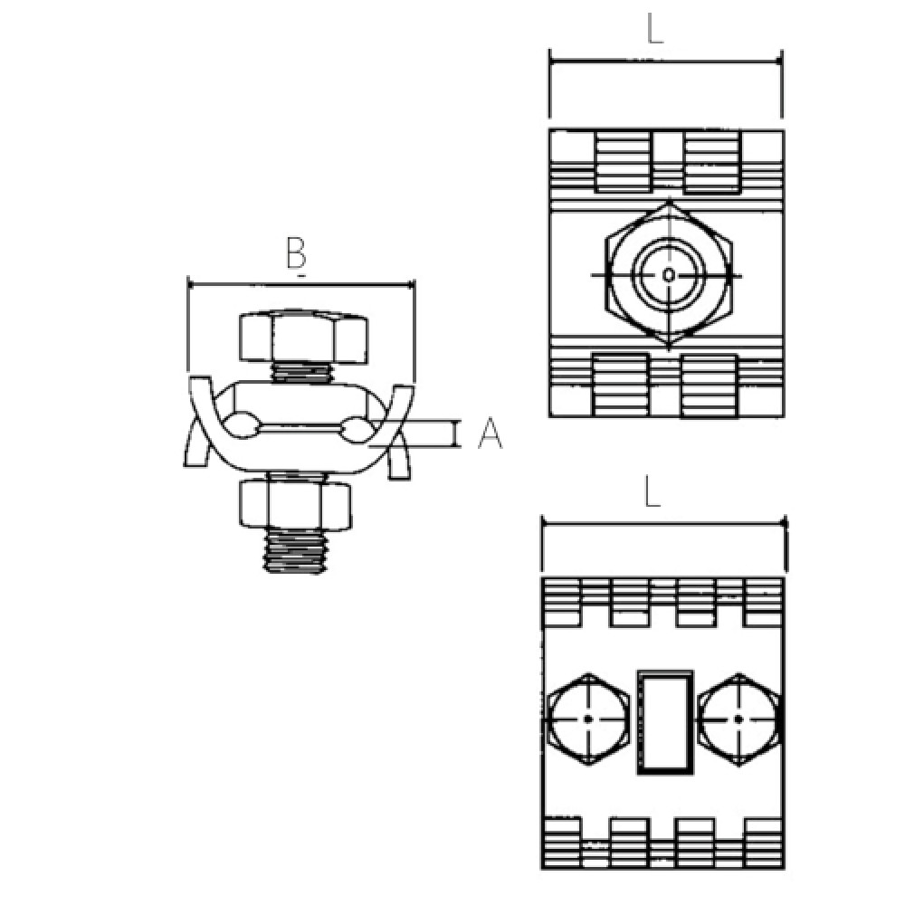 347 | ΚΑΒΟΥΡΑΚΙ 1 ΒΙΔΑ-ΑΓΩΓΩΝ Φ9-12mm-Φ64-95mm²|Ms -Βίδα Ss 347 | ΚΑΒΟΥΡΑΚΙ 1 ΒΙΔΑ-ΑΓΩΓΩΝ Φ9-12mm-Φ64-95mm²|Ms -Βίδα Ss