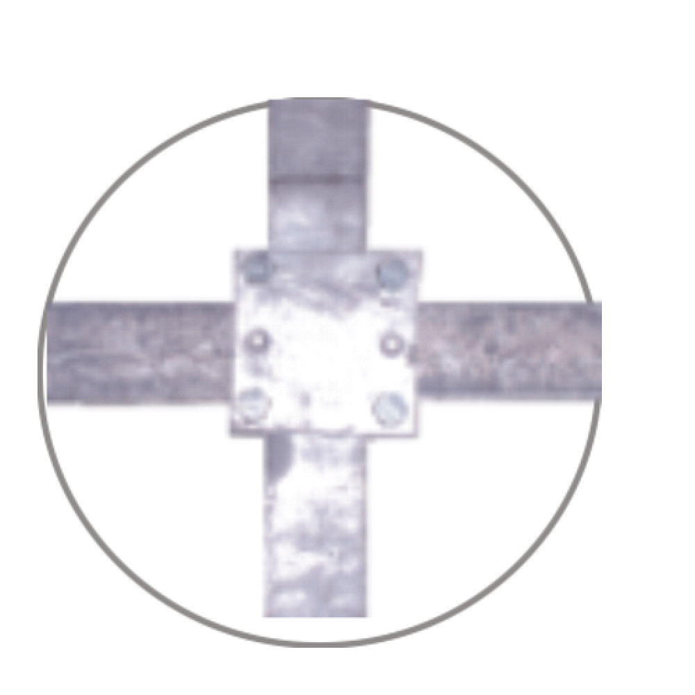 331 | ΣΥΝΔΕΤΗΡΑΣ Τ/T 60x60: 2ΤΑΙΝΙEΣ 30x4|3ΠΛΑΚΕΣ|St/tZn 331 | ΣΥΝΔΕΤΗΡΑΣ Τ/T 60x60: 2ΤΑΙΝΙEΣ 30x4|3ΠΛΑΚΕΣ|St/tZn