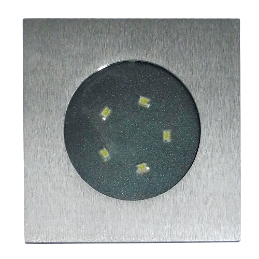 5882 | LED ΧΩΝΕΥΤΟ Φ70mm ΤΕΤΡΑΓΩΝΟ ΑΛΟΥΜ. 5882 | LED ΧΩΝΕΥΤΟ Φ70mm ΤΕΤΡΑΓΩΝΟ ΑΛΟΥΜ.