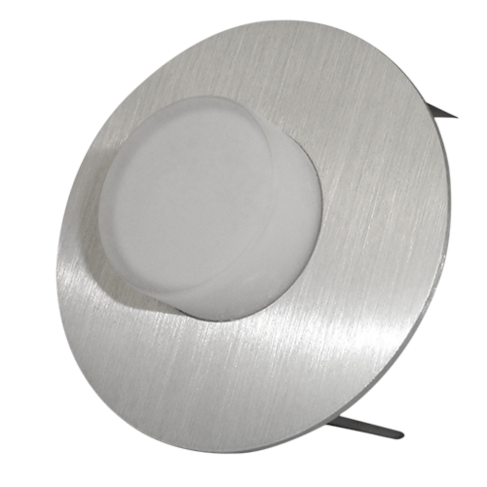 5883 | LED ΧΩΝΕΥΤΟ Φ70mm ΣΤΡΟΓΓΥΛΟ ΑΛΟΥΜ. 5883 | LED ΧΩΝΕΥΤΟ Φ70mm ΣΤΡΟΓΓΥΛΟ ΑΛΟΥΜ.