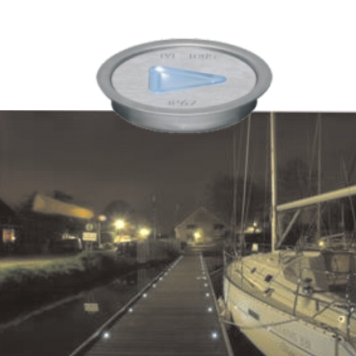 5952 | ΕΥΕLED® ΠΟΡΕΙΑΣ ΣΕΤ 20 ΜΟΝΑΔΕΣ ΣΩΜΑ: INOX -  LED: 0,3W ΛΕΥΚΟ 