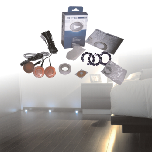 5962 | ΕΥΕLED® ΠΟΡΕΙΑΣ ΣΕΤ 5 ΜΟΝΑΔΕΣ ΣΩΜΑ:ΧΡΥΣΟ- LED:0,3W ΚΕΧΡΙΜΠΑΡΕΝΙΟ