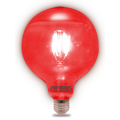 EL821255 | DreamLED Fillament Coloured G125|4W E27|KOKKINO|{enjoysimplicity}™ EL821255 | DreamLED Fillament Coloured G125|4W E27|KOKKINO|{enjoysimplicity}™