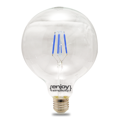 EL821256 | DreamLED Fillament Coloured G125|4W E27|MΠΛΕ|{enjoysimplicity}™ EL821256 | DreamLED Fillament Coloured G125|4W E27|MΠΛΕ|{enjoysimplicity}™