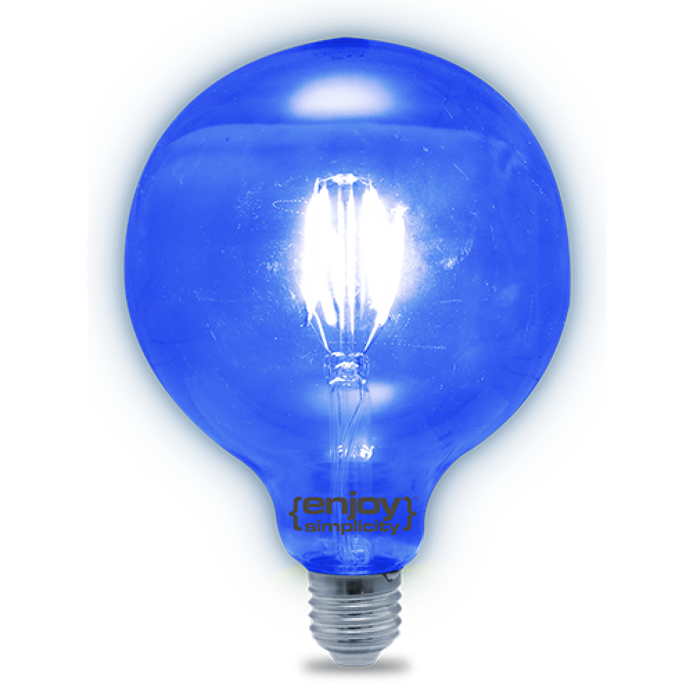 EL821256 | DreamLED Fillament Coloured G125|4W E27|MΠΛΕ|{enjoysimplicity}™ EL821256 | DreamLED Fillament Coloured G125|4W E27|MΠΛΕ|{enjoysimplicity}™