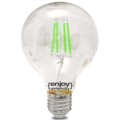 EL828009 | DreamLED Fillament Coloured G80|4W E27|ΠΡΑΣINO|{enjoysimplicity}™ EL828009 | DreamLED Fillament Coloured G80|4W E27|ΠΡΑΣINO|{enjoysimplicity}™