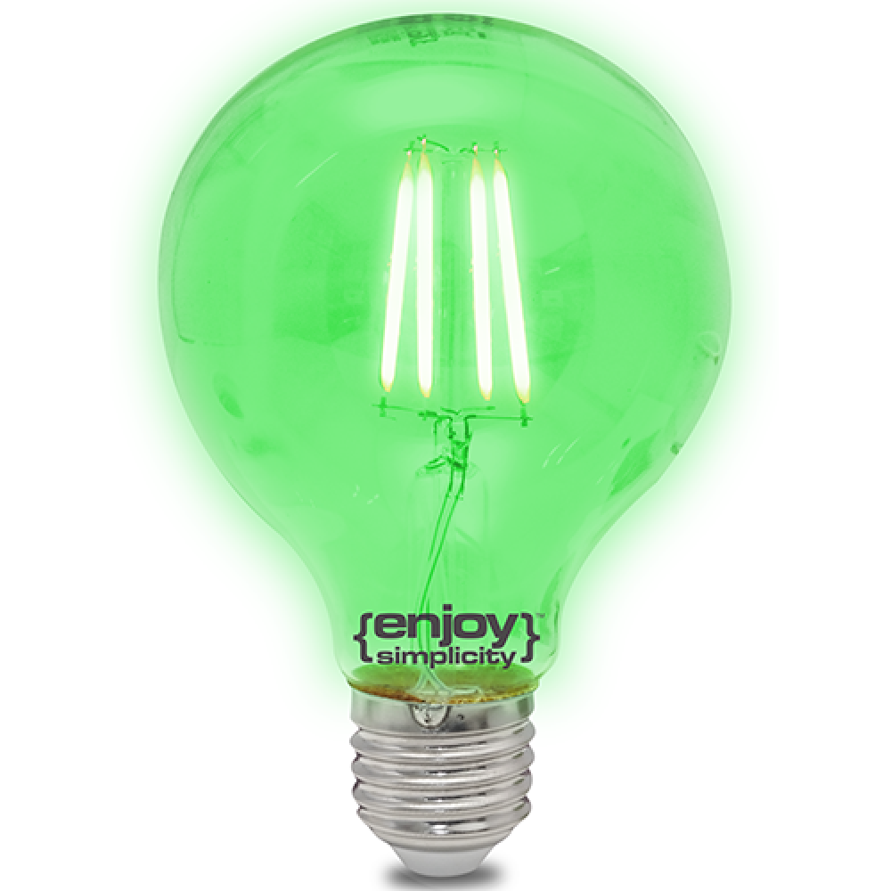 EL828009 | DreamLED Fillament Coloured G80|4W E27|ΠΡΑΣINO|{enjoysimplicity}™ EL828009 | DreamLED Fillament Coloured G80|4W E27|ΠΡΑΣINO|{enjoysimplicity}™
