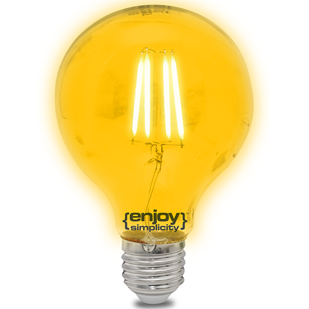EL821251 | DreamLED Fillament Coloured G125|4W E27|KITΡΙNO|{enjoysimplicity}™ EL821251 | DreamLED Fillament Coloured G125|4W E27|KITΡΙNO|{enjoysimplicity}™