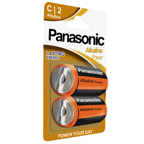 EL46LR14 | ΑΛΚΑΛΙΚΕΣ ΜΠΑΤΑΡΙΕΣ PANASONIC® LR14 ΜΕΣΑΙΑ C -Νέτο τιμή τεμαχίου