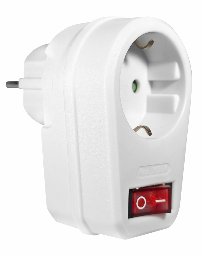 ELP32101 | ELP32101 | ΑΝΤΑΠΤOΡΑΣ ΜΕ ΔΙΑΚ. SCHUKO > 1Θ SCHUKO max:3680W IP20 ΛΕΥΚΟ