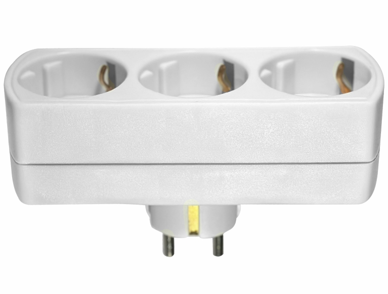 ELP35301 | ELP35301 | ΑΝΤΑΠΤOΡΑΣ ΤΥΠΟΥ - SCHUKO > 3Θ SCHUKO max:3680W IP20 ΛΕΥΚΟ