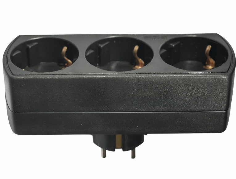 ELP35302 | ELP35302 | ΑΝΤΑΠΤOΡΑΣ ΤΥΠΟΥ - SCHUKO > 3Θ SCHUKO max:3680W IP20 ΜΑΥΡΟ